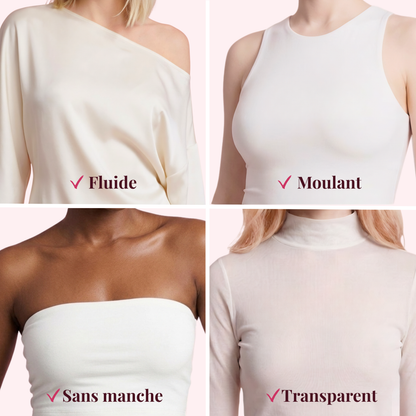 NudeSkin™ - Cache-téton invisible sans soutien-gorge